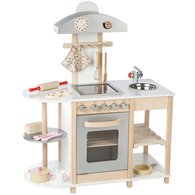 Educational toys play wooden set kitchen play set for kids